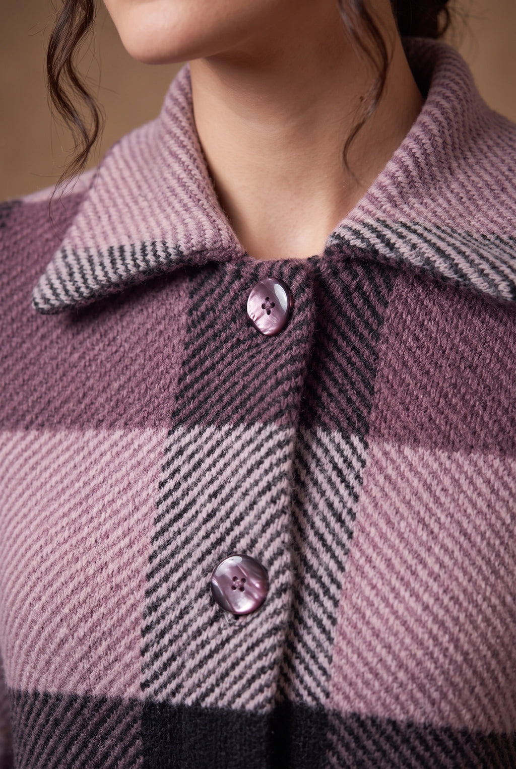 Lachi Women's Buffalo Check Knitted Cardigan