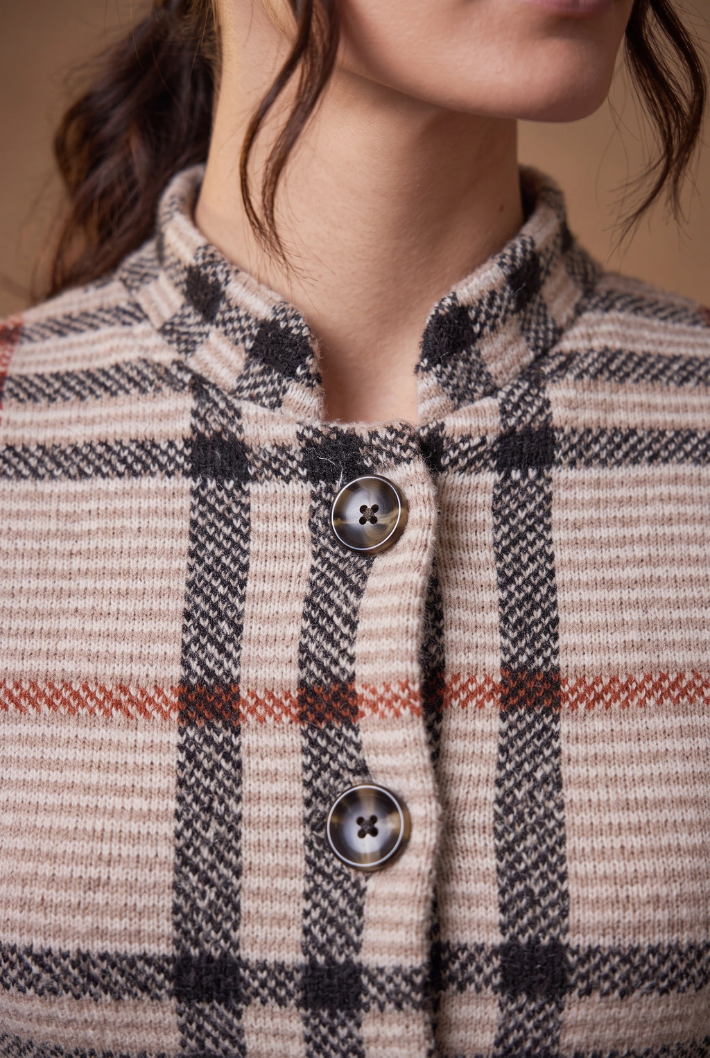 Lachi Women's Heritage Tartan Check Knitted Cardigan