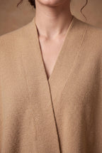 Camel Tasseled Poncho Cape 4