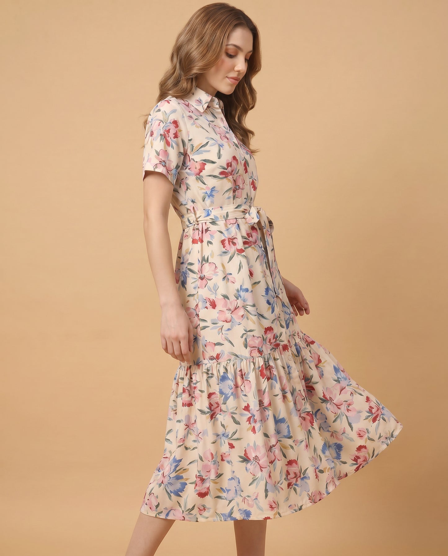 Blossom Breeze Shirt Dress