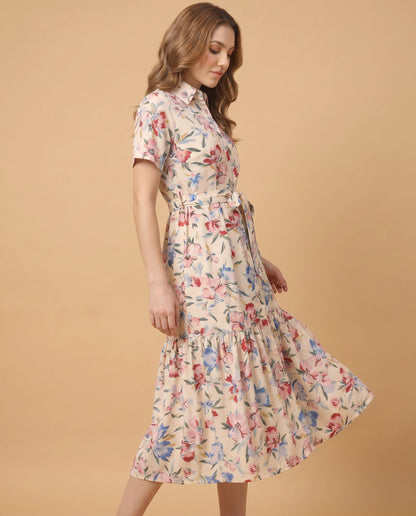 Blossom Breeze Shirt Dress