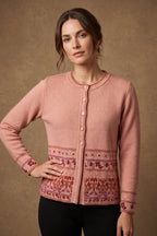 Lachi Women's Damask Border Knitted Cardigan